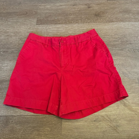 Women's Gap Aubrey Size 2 Red High Waisted Shorts - Picture 1 of 8